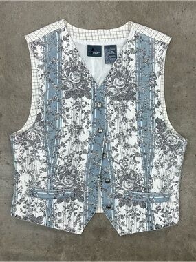 Vintage 90’s Liz Claiborne, Lizwear floral vest
